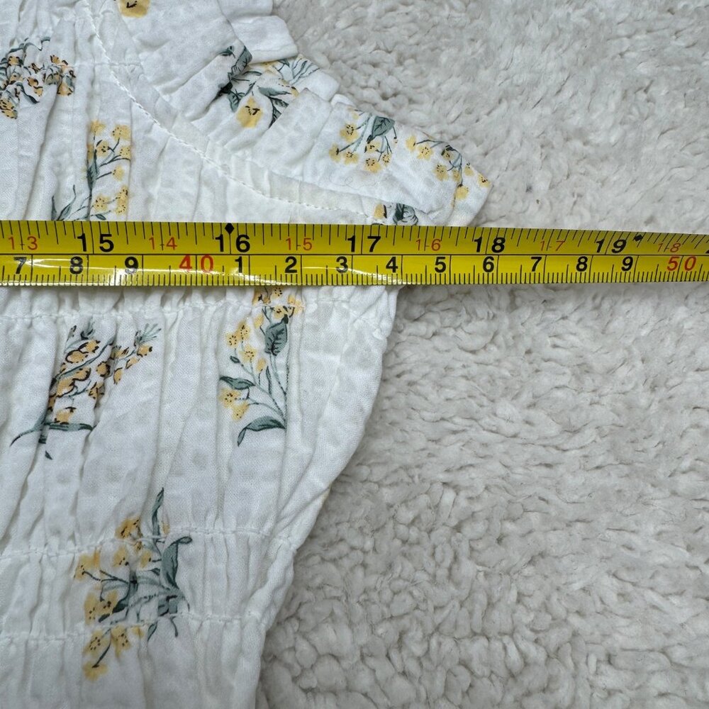 Rails Dion Mid Dress White Yellow Amaryllis Sleeveless Women's, Size L NWOT - Picture 7 of 9